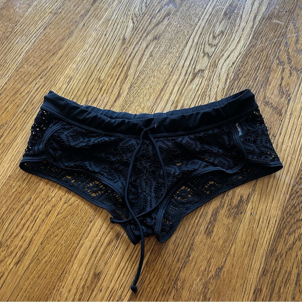 Black Lace Bikini Bottom cover-up